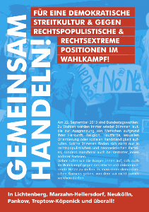 Flyer: Gemeinsam handeln!