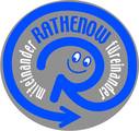 Logo: "Rathenow schaut nicht weg - Rathenow zeigt Flagge"