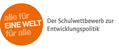 Schulwettbewerb zur Entwicklungspolitik „alle für EINE WELT für alle“ 